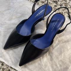 CHARLES & KEITH ブラックミュール（34）