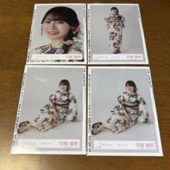 櫻坂46 守屋麗奈 2024年浴衣 セミコンプ（座り×2） - メルカリ
