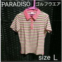 L PARADISO ゴルフウエア 半袖ポロシャツ