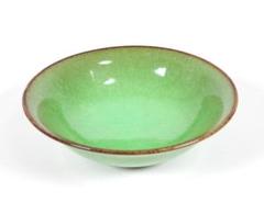 長期保管品・未使用】 有田焼 杏土窯 青磁 緑釉 氷裂 亀甲 貫入 茶碗