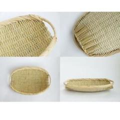 新品　鳥越竹細工 すず竹 ごかご 碗かご  稀少品 スズ竹 すず竹 ごかご 椀かご（小・楕円） ／岩手県一戸 鳥越