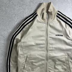 【極上】adidas 00s トラックジャケット ジャージ コットン ベージュ