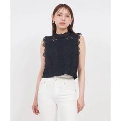 ROYALPARTY ブラック レース ノースリーブ M