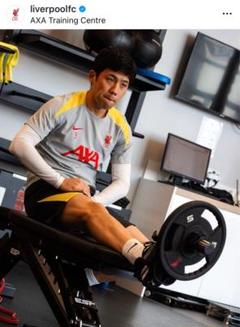 リヴァプール トレーニングウェア　半袖練習着　Lサイズ　ディオゴ・ジョタ　遠藤航