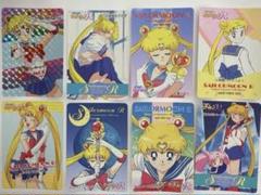 美少女戦士、セーラームーン 月のうさぎのカード8枚(内1枚はホログラムカード)
