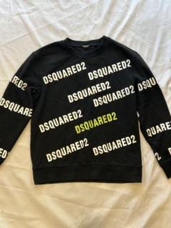 $ DSQUARED2 ブラック クルーネックトレーナー 総柄のサムネイル