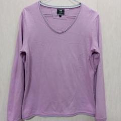 BEAMS HEART 薄紫 Vネック Tシャツメンズ S