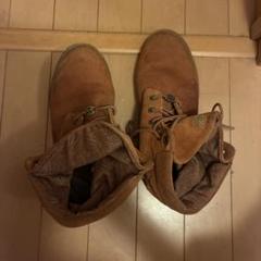 Timberland オレンジ ハイカットブーツ