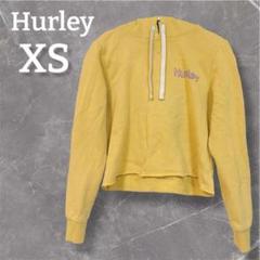 Hurley パーカー 【XS】 イエロー キッズ イラスト 海 太陽 古着 春
