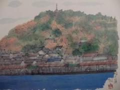 平山 郁夫、果物、希少画集画、新品高級額、額装付、状態良好、油彩 風景 平山郁夫、エジプトの少女、希少画集画、新品高級額装付