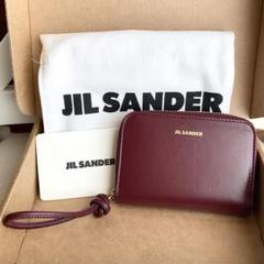 JIL SANDER】ジルサンダー GIRO スモールウォレット Gレッド
