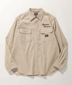 DICKIES ディッキーズ ワンポイント コーデュロイ ロングスリーブシャツ