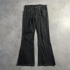 archive “GUCCI” black denim flare jeans