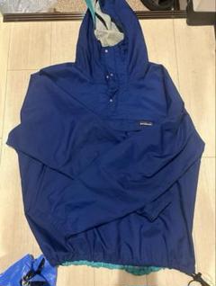 90s Patagonia ナイロンジャケット 短丈 ネイビー 古着ノームコア 90s Patagonia ナイロンジャケット 短丈 ネイビー 古着