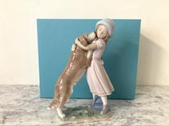 【美品】リヤドロ　待ってたよ　フィギュリン　元箱有