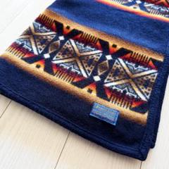 USA製 特大Pendleton Beaver State ブランケット ペンドルトン 雑貨 マット カーペット インテリア │ヴィテージ