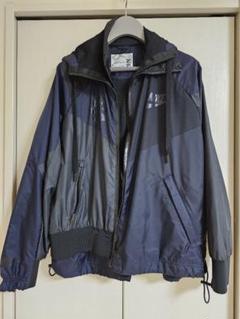 サカイ　ナイキ　ダブルジップ　ジャケット　再構築　 ネイビー　S　ユニセックス サカイ ナイキ ダブルジップ ジャケット 再構築 ネイビー S ユニ
