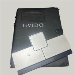 GVIDO（グイド）　牛革カバーレッド　2画面電子ペーパー端末 GVIDO（グイド） 牛革カバーレッド 2画面電子ペーパー端末