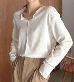 ドロップショルダーTシャツ SHEIN ベージュ Mサイズ