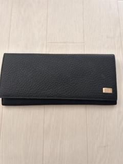 dunhillブラックレザー長財布