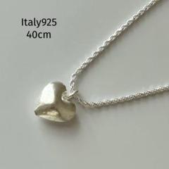 新品 イタリア製 シルバー925 マリーナチェーンネックレスハート50 即日発送 新品 即日発送 シルバー925 マリーナチェーン ネックレス ハート