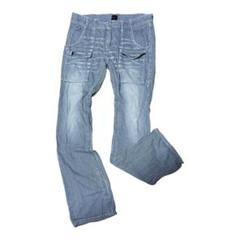 【ジャックローズ】メンズ XL ストライプ デニム ジーンズ