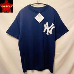 【majestic】MLB NYヤンキース 田中将大 Tシャツ 背番号 ネイビー