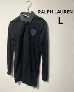 RALPH LAUREN ラガーシャツ 長袖ポロシャツ ナンバリング L