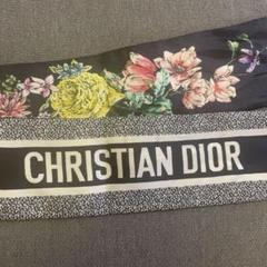 CHRISTIAN DIOR 花柄スカーフ