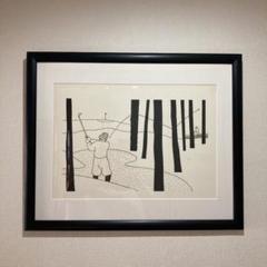 希少 唐仁原 教久 モノクロ イラスト 原画 絵画 ゴルフ ② Amazon.co.jp: 唐仁原 教久 TOJIMBARA モノクロ イラスト 原画