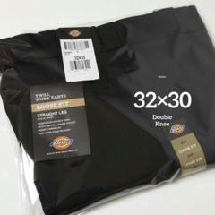 32×30【新品・未使用】ディッキーズ　ダブルニー　85283　　BLACKのサムネイル