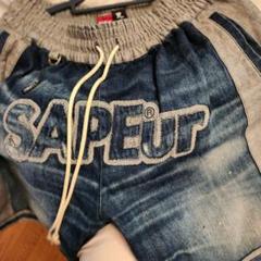 サプール sapeur デニムハーフパンツ XL - メルカリ