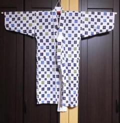 子供浴衣★井桁★注染★サイズ１２０