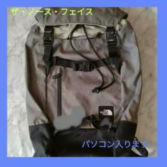 ノースフェイス リュック バッグパック 薄型 グレー 男女兼用
