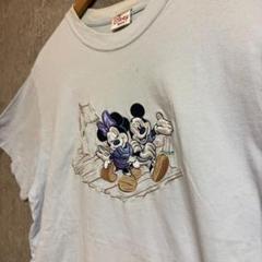ディズニー Disney store ミッキー Tシャツ 刺繍