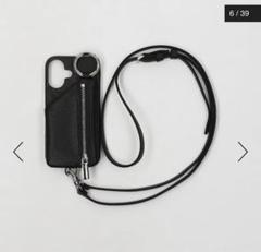 美品】ajew iPhone16proダークチョコ ストラップ未使用 卸し
