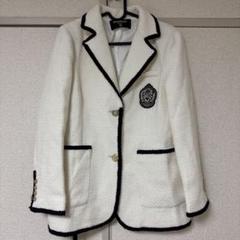 BALMAIN ホワイト テーラードジャケット - メルカリ