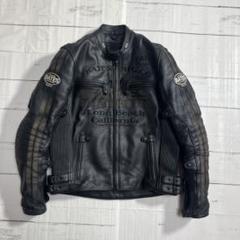 BATES カスタムレザー ジャケット Sサイズ カワサキ×ベイツ リアルレザージャケットⅩⅢがカワサキ正規取扱