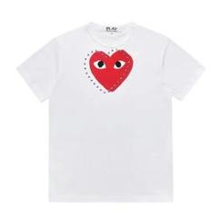 新品 COMME des GARÇONS PLAY ハートプリント Tシャツ