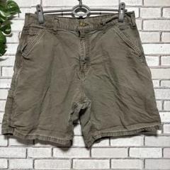 【希少】00s US企画 Carhartt ペインターショートパンツ W34