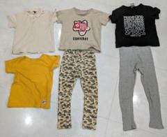 110cm Tシャツとレギンス6点セットまとめ売り