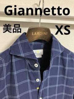 【極美品】Giannetto ホリゾンタルカラーシャツ XS