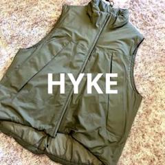 HYKE 23awベスト サイズ 1 オリーブグリーン HYKE 23awベスト サイズ 1 オリーブグリーン