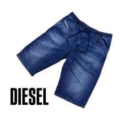 ✨美品✨　DIESEL ディーゼル　デニム　ハーフパンツ　W32 コットン ✨美品✨ DIESEL ディーゼル デニム ハーフパンツ W32 コットン
