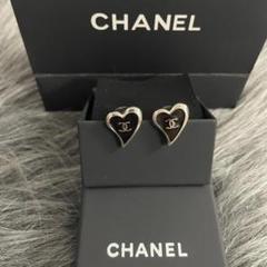 CHANEL I LOVE COCO ハート ピアス　新品未使用 CHANEL シャネル ココマーク デニム ハート ピアス ゴールド