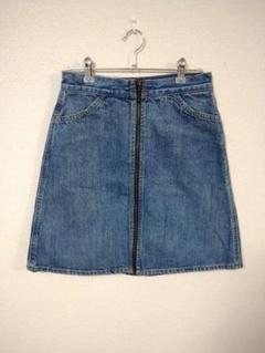 リーバイス　Levi`s　デニムスカート　レディースS相当　フルジップアップ　綿