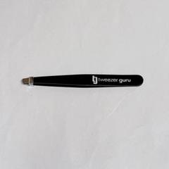 TweezerGuru 毛抜き ピンセット ステンレス 角栓 角質取り 先斜め