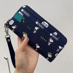 ☆新品☆レスポートサック 長財布 財布 スヌーピー＆ウッド