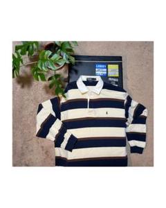Polo Ralph Lauren ラガーシャツ ネイビー/ホワイト Ralph Lauren】ラルフローレン ラガーシャツ ボーダー ネイビー