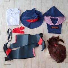 リトルウィッチアカデミア　アツコ・カガリ　衣装＋ウィッグ＋ブーツ　コスプレ　S リトルウィッチアカデミアアツコ・カガリ衣装＋ウィッグ＋ブーツ